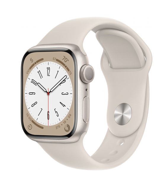 Умные часы Apple watch Series 8 GPS 41mm, сияющая звезда, S/M
